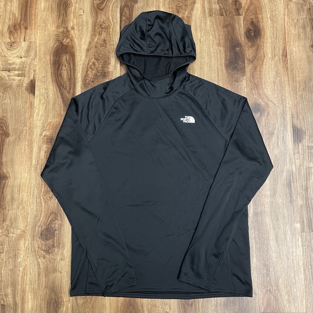 The North Face Sunriser Hoodie Pullover Lightweight Performance Mens L Black